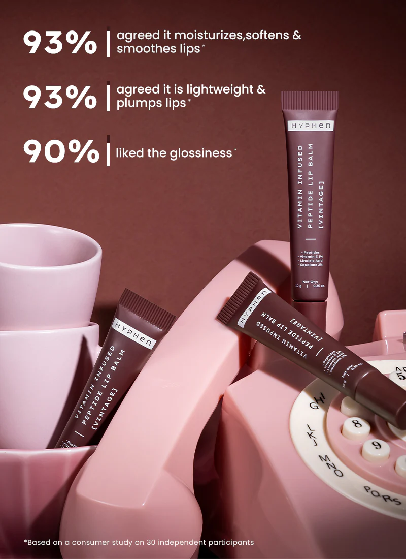 VIP VINTAGE LIP BALM WITH 1% VIT E, 2% SQUALANE & PEPTIDES - 10G - Image 8